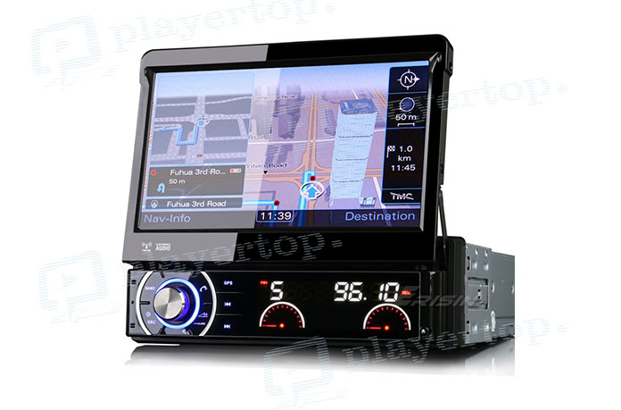 Autoradio GPS écran rétractable